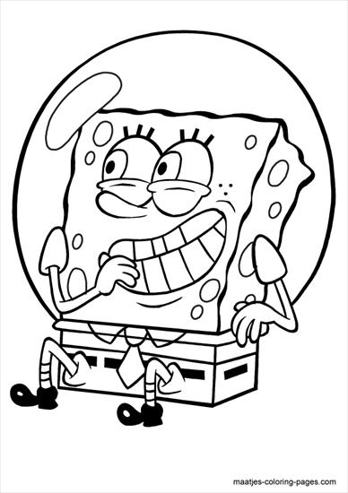 SpongeBob - spongebob - kolorowanka 13.GIF