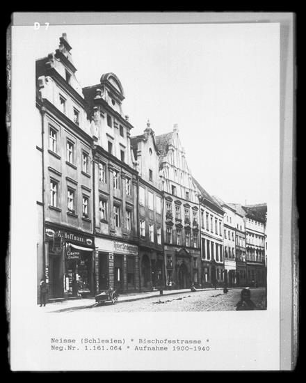 Bischofstrae - Nysa - ul. Biskupa Jarosława  Bischofstrae . 1900-40. Źródło- bildindex.de 2.jpg