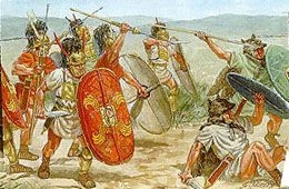 Rzym starożytny - wojsko rzymskie - obrazy - timthumb.php. Hastati najmniej doświadczona grupa w legionie.jpg
