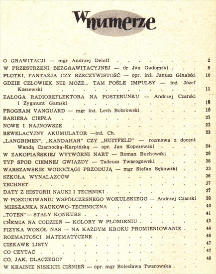 Młody Technik 1957 - spis treści1.jpg
