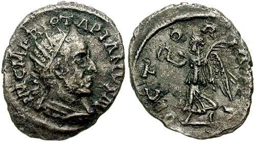 Rzym starożytny - numizmatyka rzymska - obrazy - Antoninianus-Jotapian-RIC_0002a,var.jpg