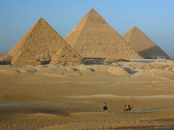 TAPETY ZNANE MIEJSCA ŚWIATA - The Great Pyramids of Egypt.jpg