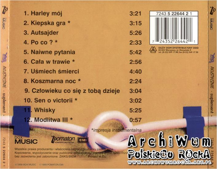 1994 - Akustycznie - suplement - akustycznie-suplement-5226442-back.jpg