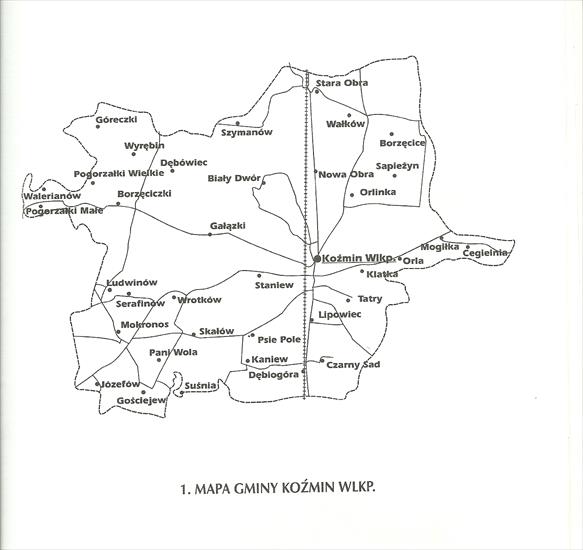 Koźmin Wlkp - mapa gminy Koźmin.jpg
