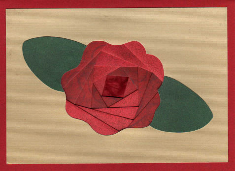 origami-kirigami i inne składanki - rose.jpg