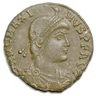 Rzym starożytny -... - 1-1. Flavius Magnus Maximus Augustus uzurpator w Brytani w roku 383 r.jpg