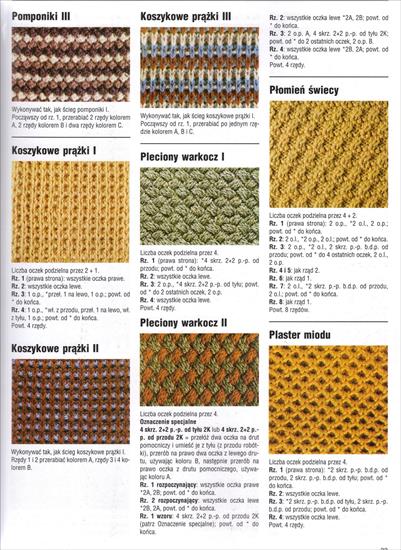 robienie na drutach wzory - 450 Sciegow na drutach 33.jpg