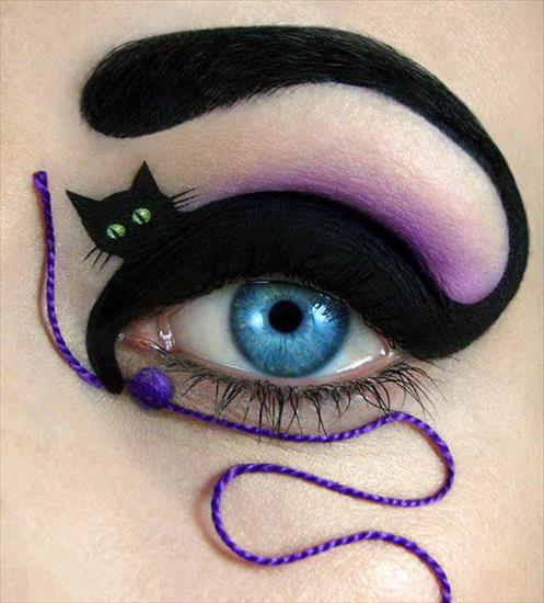 kocie drobiazgi - funny-eye-makeup-cat.jpg