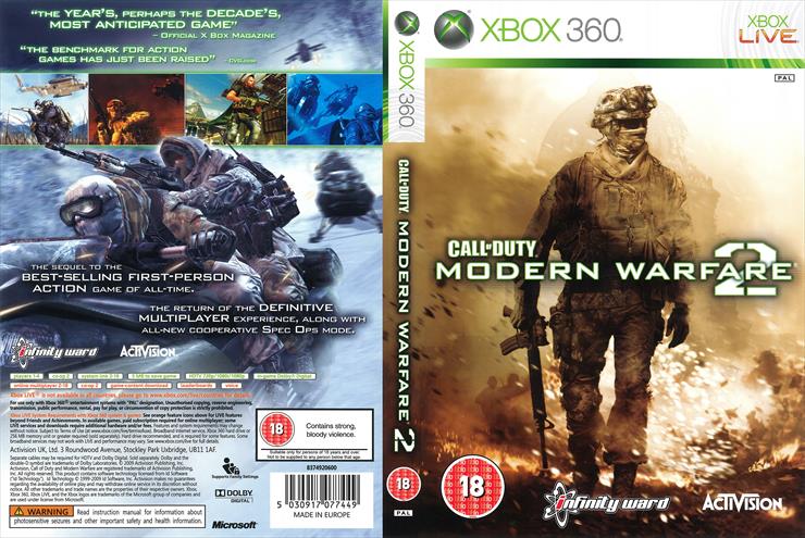 OKŁADKI - Call of Duty - Modern Warfare 2 Pal.jpg