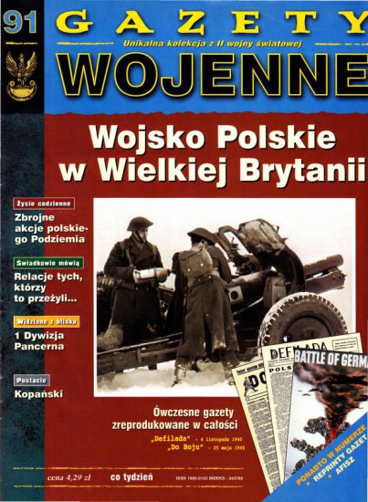 Gazety Wojenne - 091. Wojsko Polskie w Wielkiej Brytanii okładka.jpg