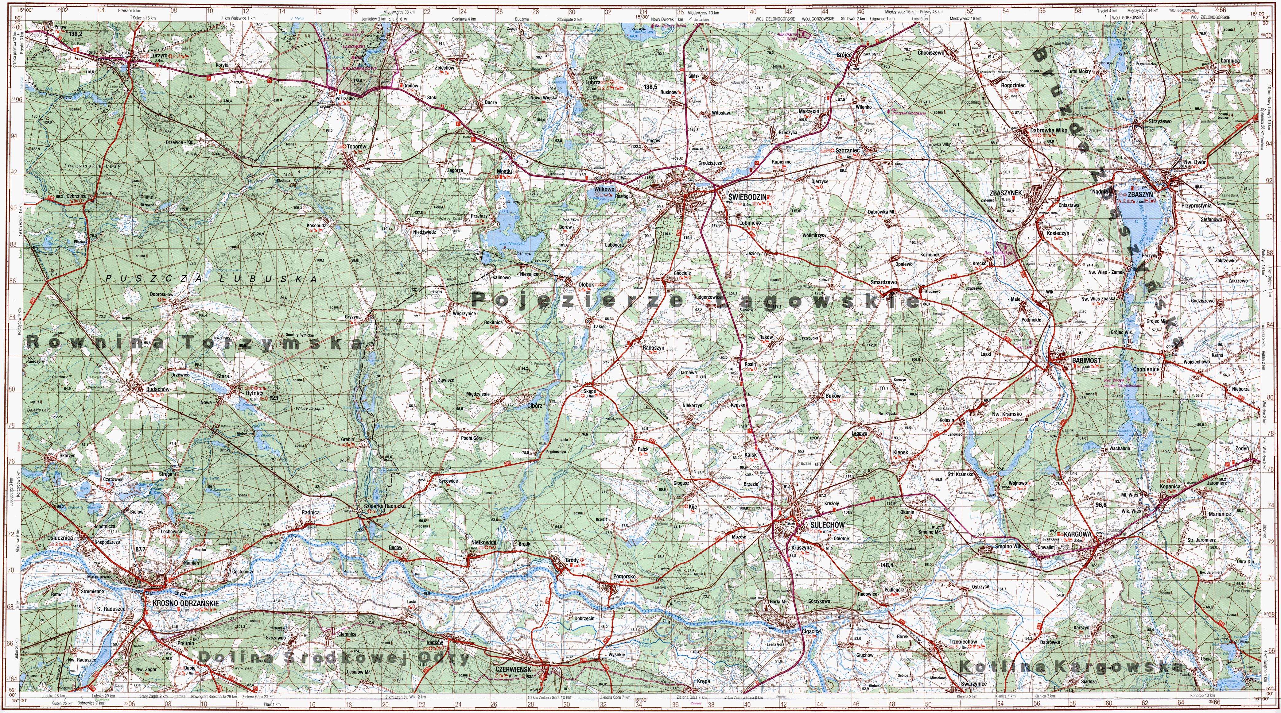 Wojskowa mapa Polski - n33-139-140-Swiebodzin.jpg