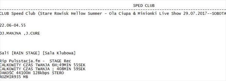 CLUB Speed Club Stare Rowisk Hellow Summer - Ola Ciu... - OPJS 1.jpg