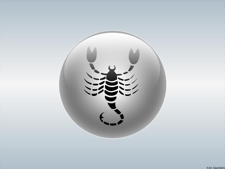 Zodiak 16 czarne na srebrnym tle - Scorpio.png