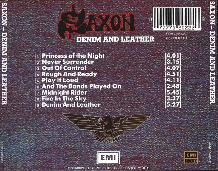 1981 - Denim and Leather - Saxon - Denim And Leather - Back.jpg
