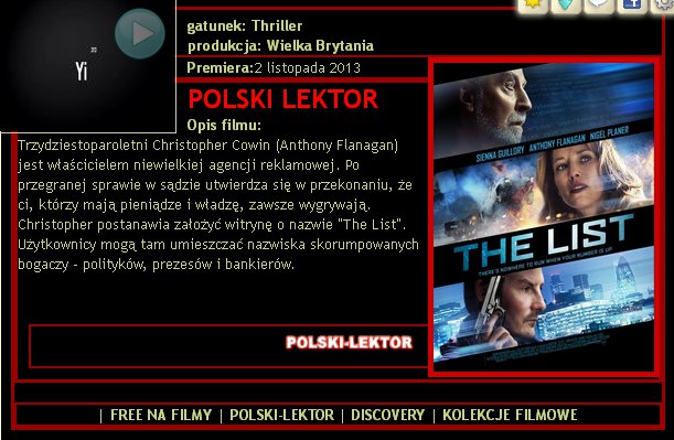 POLSKI-LEKTOR - Lista The List 2013.jpg