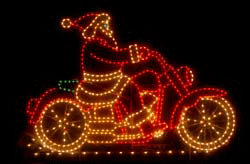 Gify  Boże Narodzenie - animated-santa-on-motorcycle1.gif