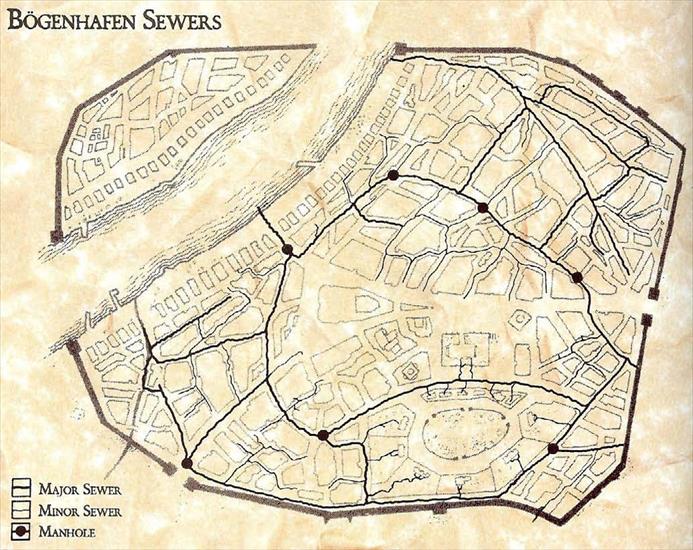 WFRP Mapy - Map City of Bogenhafen 2 Sewers Color.jpg