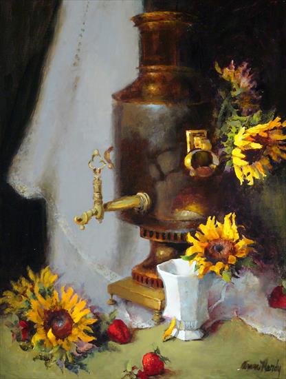 Ann Hardy - Samovar and Sunflowers.jpg