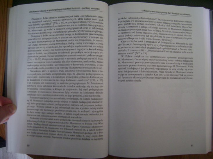 Pedagogika- książki m.in. M. Montessorii, J. Anrychowskiej- Biegacz, M. Bogdanowicz - DSC00146.JPG