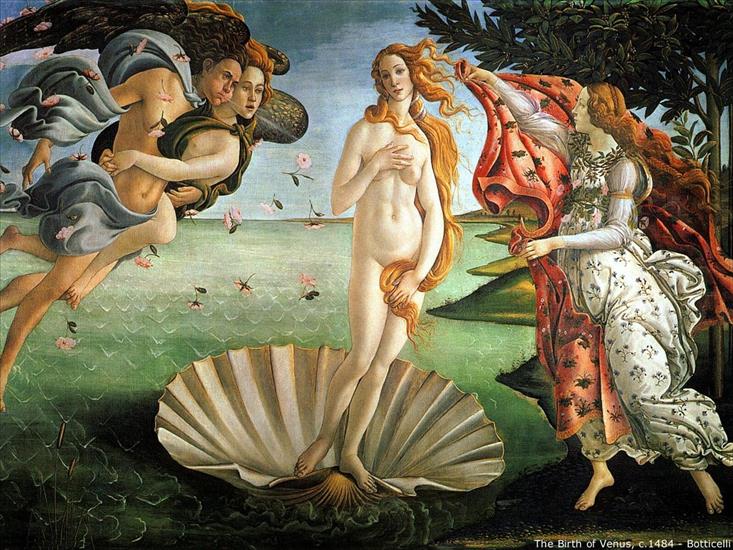ALESSANDRO BOTTICELLI - Art - Botticelli - The Birth of Venus c1484.jpg