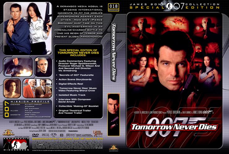 James Bond - 007 Complete ... - James Bond F 007-18 Jutro nie umiera nigdy - Tomorrow Never Dies 1997.12.09 DVD ENG.jpg