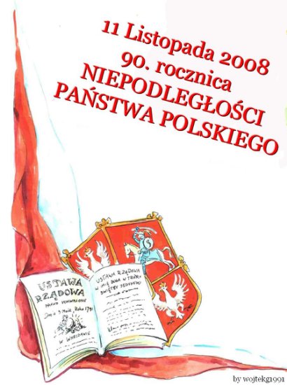 Polska - 11 listopada 2008 - 90. rocznica niepodległości.jpg