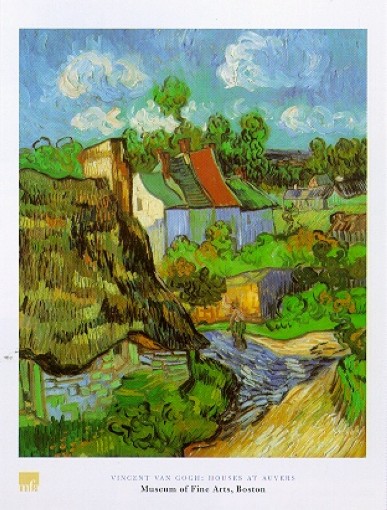 Wystawa  -Vincent van Gogh 1990r od Basi - Vincent-van-Gogh-Domy-w-Auvers 1.jpg