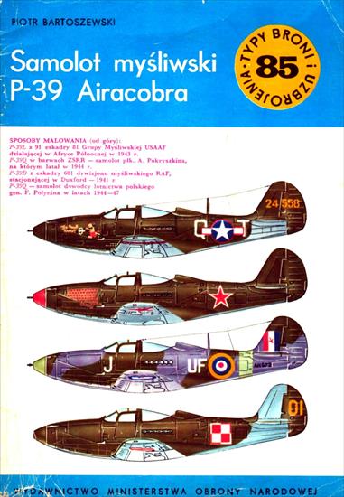 Typy Broni i Uzbrojenia - TBiU-085-Samolot myśliwski P-39 Airacobra.jpg