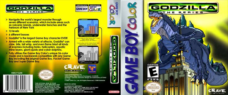  Covers Game Boy Color - Godzilla The Series Game Boy Color gbc - Cover.jpg