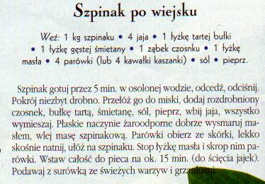 dania różne - Szpinak po wiejsku.JPG