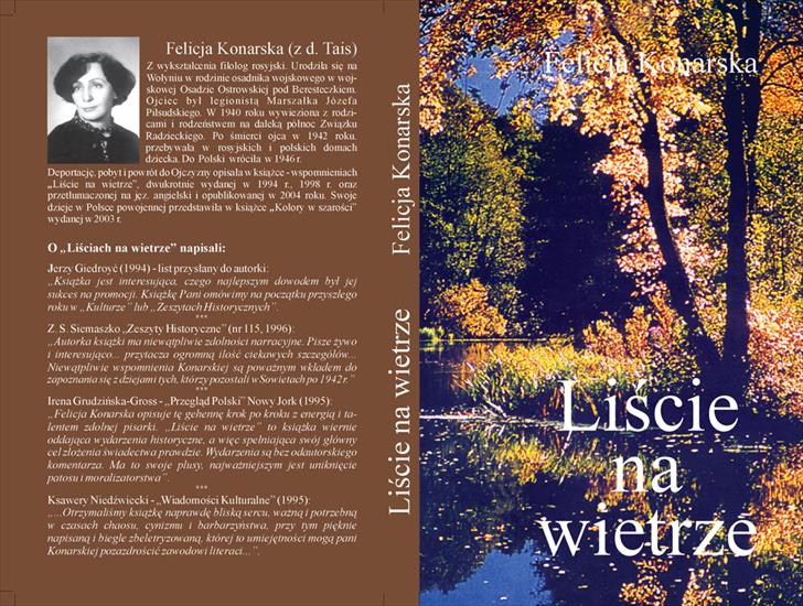 Konarska Felicja - Liście na wietrze - okładka książki2 - Vipart, 2005 rok.jpg