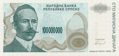 BOŚNIA I HERCEGOWINA - 1993 - 100 000 000 dinarów Serbów bośniackich a.jpg