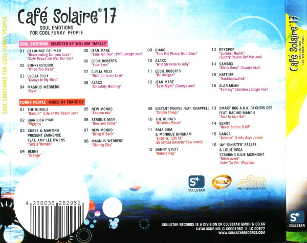 2009, Caf Solaire 17 2 X CD - back.jpg