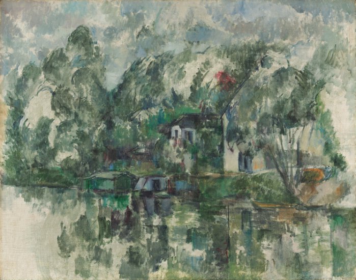 Paul Cezanne Paintings 1839-1906 Art nrg - At the Waters Edge, 1890.jpg