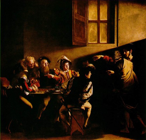 Caravaggio 1573-1610 - Powołanie św. Mateusza.jpg