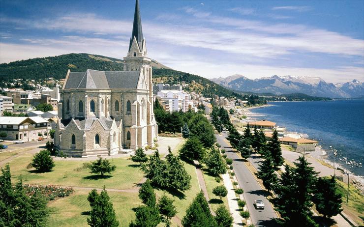 Central and South America - Image_1003.Argentina.Bariloche.Nahuel_Huapi_Lake_and_Cathedral.jpg