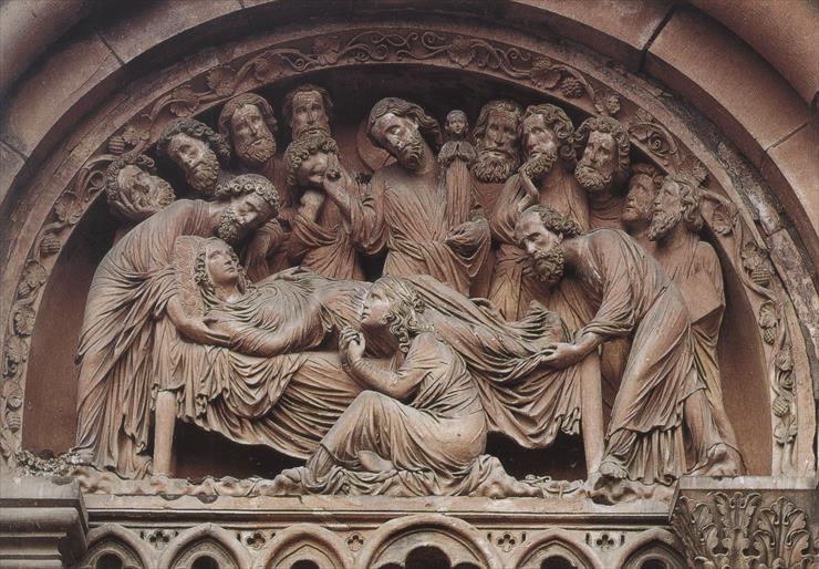   SZTUKA - 132. Death of the Virgin detail of the Strasbourg Cathedral.jpg