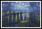  Znani malarze  - Starry Night over the Rhone Vincent van Gogh.GIF