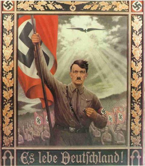plakaty i pocztówki - Adolf Hitler - Es Lebe Deutchland.jpg