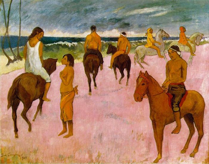 Gauguin - gauguin_riders on beach.jpg