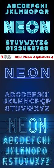 Vectors - Blue Neon Alphabets 4 - Vectors - Blue Neon Alphabets 4.jpg