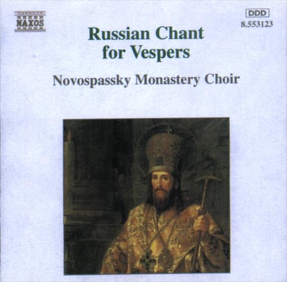 Novospassky Monastery Choir - Russian Chant For Vespers - Cd.JPG