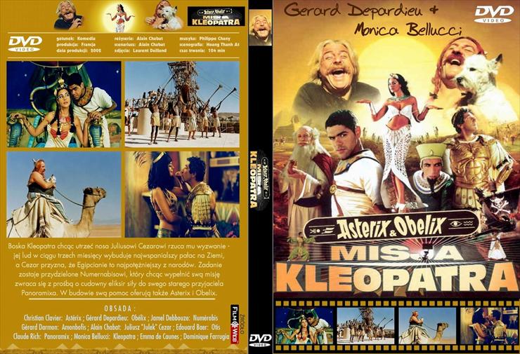 Okładki DVD - Asterix i Obelix Misja Kleopatra - Asterix And Obelix Mission Cleopatra Polish-front.jpg